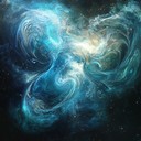a chaotic burst of eerie, distorted sound elements.