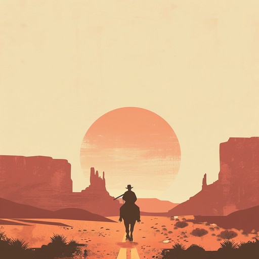 Imagine a cowboy strutting through a sunlit desert, his steps synchronized to the beat of a funky melody. The instrumentation captures the essence of western cinematic music, blending it with infectious funk rhythms. Upbeat bass lines, crisp percussion, and playful guitar riffs create an irresistible groove that evokes scenes of sun drenched landscapes and carefree horseback rides.