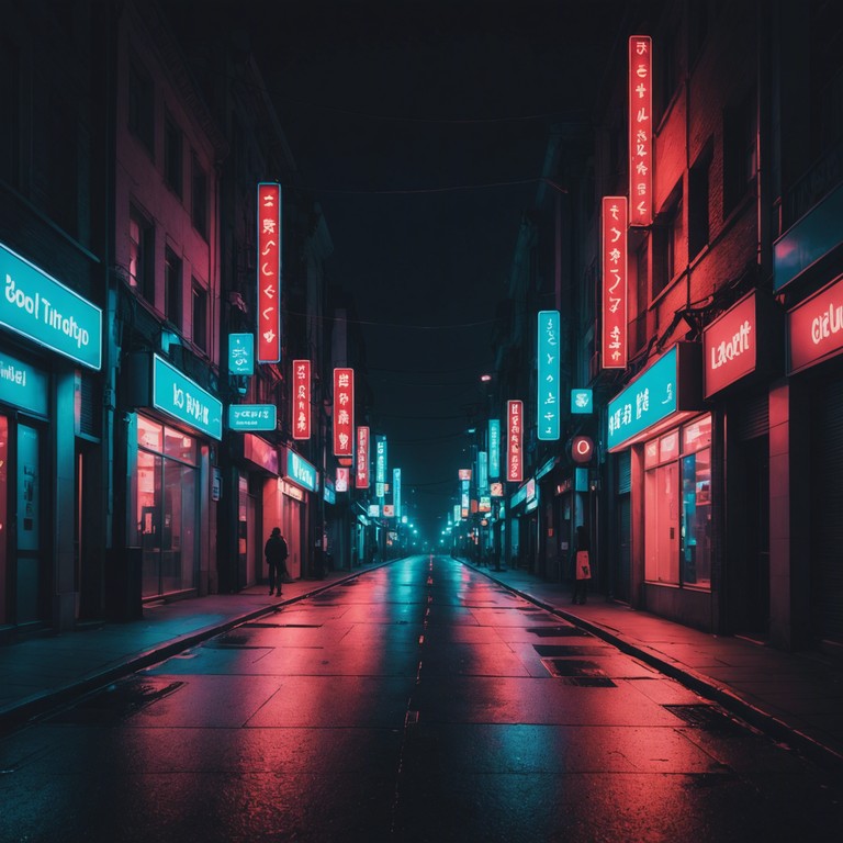 This track captures a contemplative night drive through a neon lit cityscape with deep, immersive synth textures creating a somber yet captivating mood. These rich, melancholic synthesizer layers intertwine with pulsating rhythms that reflect the isolation and introspection one might feel wandering through the city after midnight.