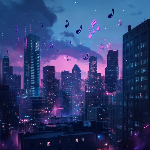 An instrumental piece combining smooth nu jazz elements with chillout vibes, depicting the calm and tranquil atmosphere of the city after dark. Lush saxophone melodies over gentle rhythms create a soothing soundscape ideal for relaxation.