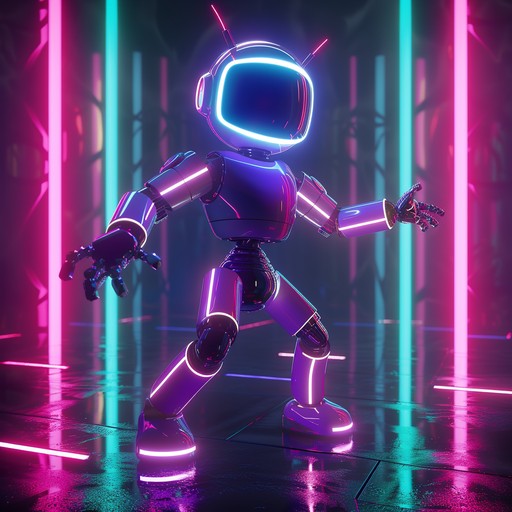 An eccentric instrumental featuring robot like sounds and funky techno layers, perfect for an upbeat and quirky dance atmosphere. Expect playful synthesizer melodies paired with driving beats, creating a futuristic and fun vibe.