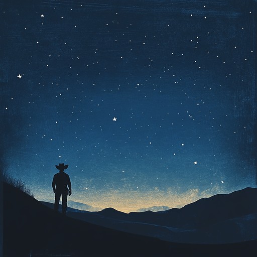 An instrumental composition that portrays the profound emotions of love and yearning under the vast western night sky, blending gentle melodies with the spirit of the frontier.