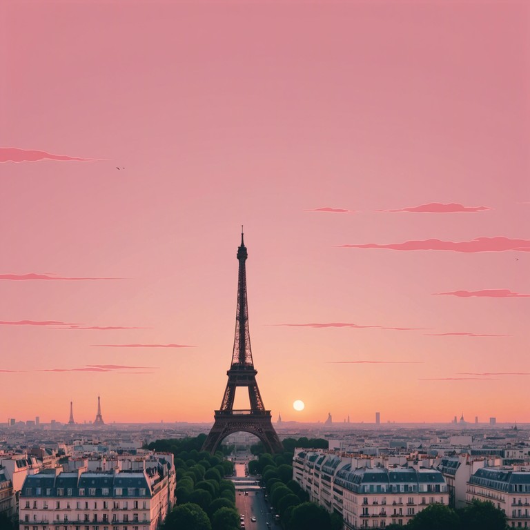 Imagine the serene beauty of an evening in paris as the sun sets, casting a golden hue over the city. The music gently encapsulates this magical moment with soft, flowing strings that evoke feelings of tranquility and nostalgia. The composition blends traditional orchestral elements with a touch of modern sophistication, ideal for a peaceful evening or a reflective moment.