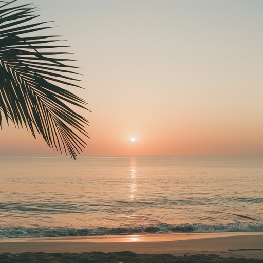 A serene and reflective journey through a tropical paradise at sunset, featuring soft marimbas and gentle waves, creating a meditative atmosphere perfect for introspection.