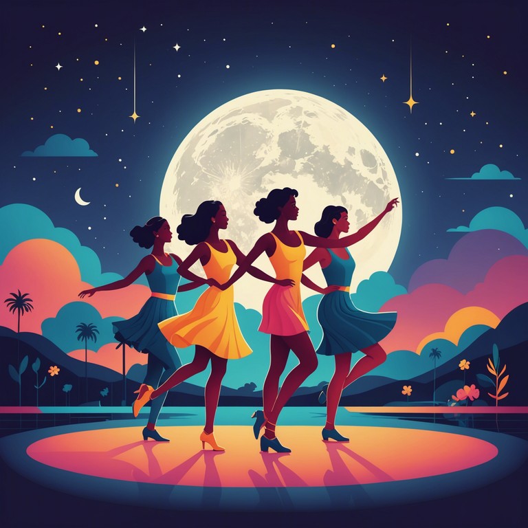 This track embodies the vibrant energy of a moonlit afro cuban festival where the spirits of dance and music harmoniously blend. Majestic rhythms and poignant melodies capture the essence of afro cuban culture, creating a soundtrack for a festive night of dance and tradition.