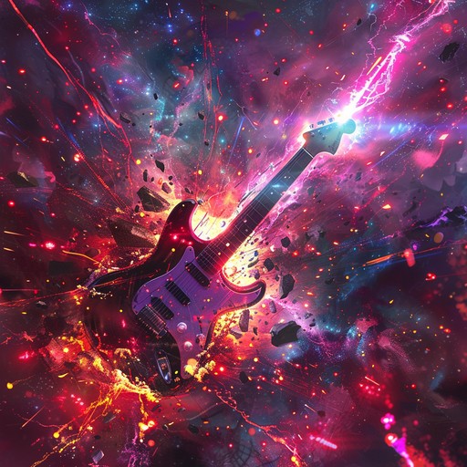 'galactic metal odyssey' fuses powerful guitar riffs with thunderous drumming and symphonic elements, creating a thrilling high energy metal experience.