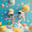 whimsical synths and toy chimes for space exploration