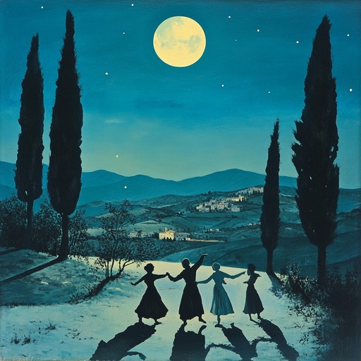 This instrumental chalga piece captures the tense atmosphere of a moonlit balkan night, blending traditional melodies with modern rhythms to evoke hidden emotions and unspoken stories.