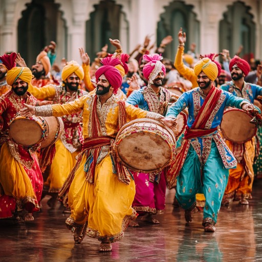 Immerse in uplifting bhangra rhythms, enriched with heartwarming punjabi melodies that celebrate joy, love, and community. The vibrant dhol beats and catchy tunes will bring a sense of bliss and nostalgia, capturing the essence of punjabi festivities and togetherness.