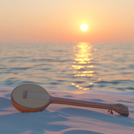 An instrumental piece that fuses the serene sounds of traditional japanese koto with gentle ocean waves, creating a peaceful and meditative atmosphere perfect for relaxation and introspection.