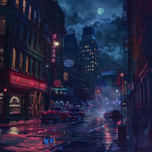 Picture yourself walking down a dimly lit street, the sound of distant sirens and the thump of a heavy bassline echoing off the buildings. This track combines elements of hip-hop, trap, and electronic music to create a dark, atmospheric vibe that perfectly encapsulates the energy and intensity of the urban landscape after dark.