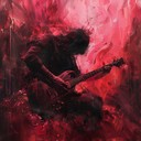 an energetic rock instrumental with blistering guitar solos