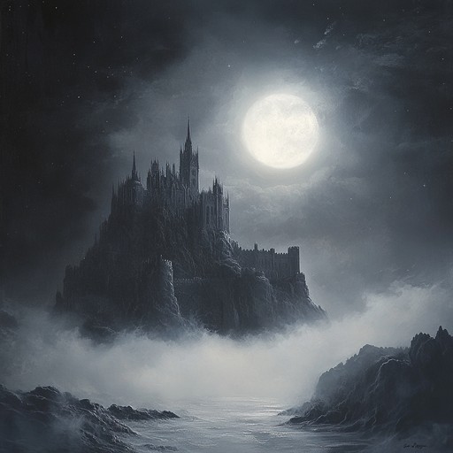 A sophisticated blend of heavy metal riffs and symphonic strings, creating a majestic yet haunting atmosphere. The piece weaves dynamic guitar solos with lush orchestral arrangements, delivering an exquisite juxtaposition of power and grace. It captures the listener's imagination with its epic crescendos and melancholic melodies.