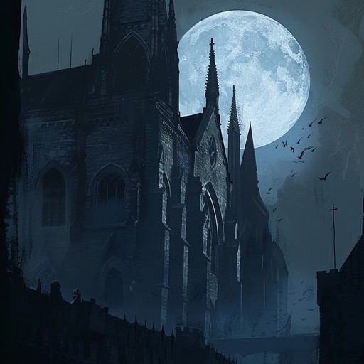 A haunting instrumental exploring shadowy gothic landscapes with eerie undertones, conjuring foreboding atmospheres and cold, sinister soundscapes. Echoing through ancient cathedrals, this track chills with high pitched strings and ominous drones.