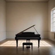 delicate piano notes reveal internal contemplations