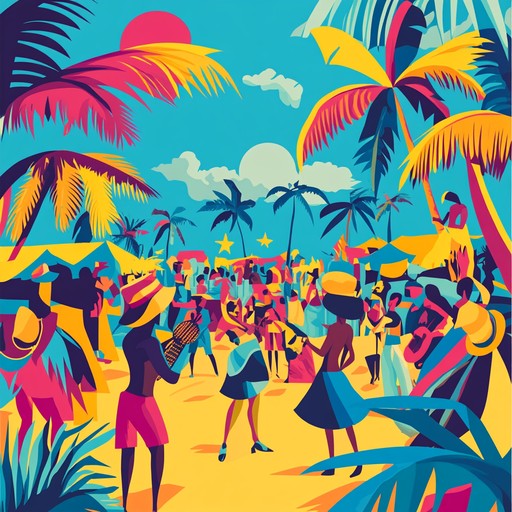 A festive and engaging calypso instrumental that captures the essence of an island carnival with lively steelpans, rhythmic beats, and a playful melody. It blends the energy and joy of a tropical celebration, perfect for lifting spirits and creating a fun atmosphere.