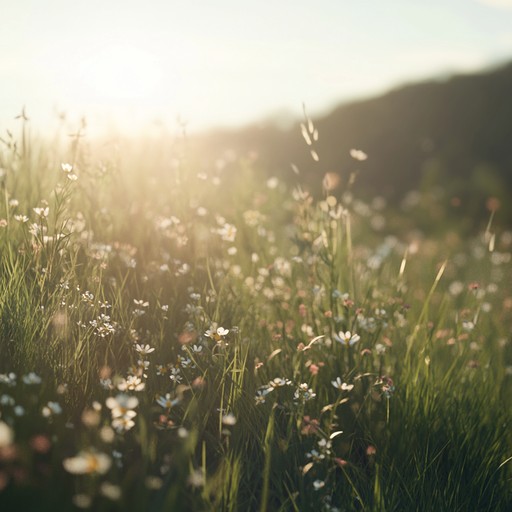 This piece captures the delicate dances of warm breezes caressing a sunlit meadow. Soft piano melodies intertwine with light, airy textures, evoking tranquility and the serene beauty of nature. The composition flows like a gentle breeze, creating a sense of peace and relaxation