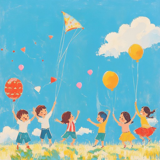 This instrumental track captures the essence of a sunny summer day in a children's playground. With lively rhythms and playful melodies, it evokes images of kids running around, laughing, and enjoying the warm weather. The hopeful and optimistic tone makes it perfect for children's content, encouraging a sense of happiness and carefree joy.