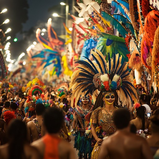 This track encapsulates the exuberance of a brazilian carnival, brimming with lively percussion, spirited tunes, and irresistible samba rhythms sure to get feet moving.