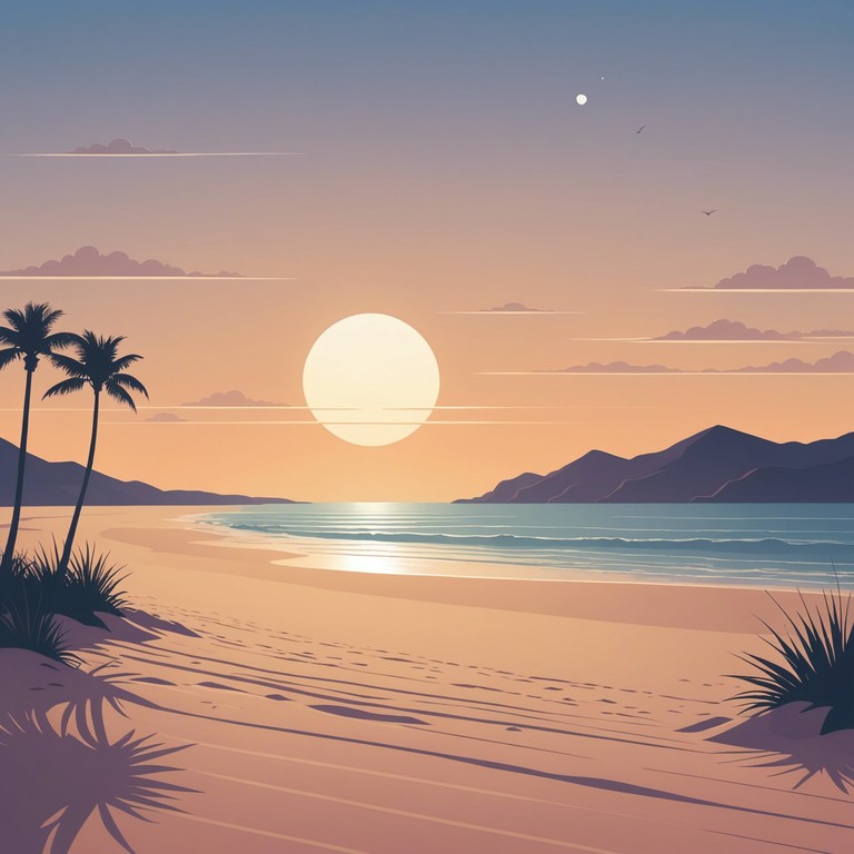 Imagine you’re lying on a warm, sandy beach as the sun sets, the sky painted in vivid hues of orange and pink while gentle reggaeton beats play, blending seamlessly with the serene environment.