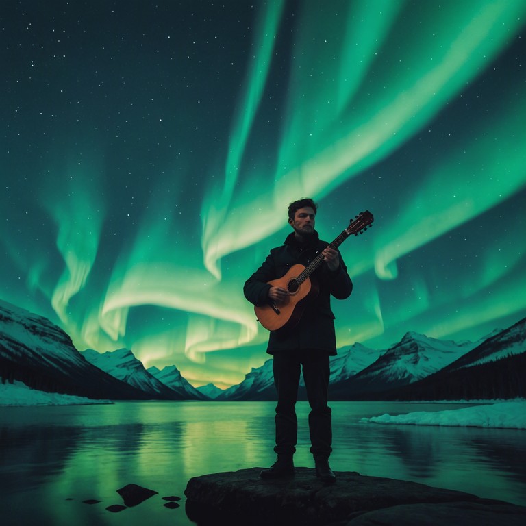 Transport into the mysterious vastness of the arctic ocean where the sounds of a balalaika intertwine with the whispers of the cold sea, crafting an eerie yet captivating experience for the listeners.