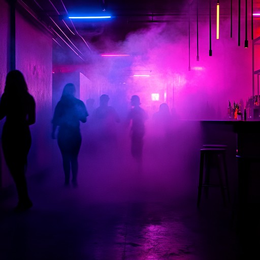 Dance to pulsating beats in an eerie, neon lit setting. This track merges the energetic rhythm of dance pop with the hauntingly atmospheric elements of dark wave, creating an unsettling yet irresistibly captivating dance experience.