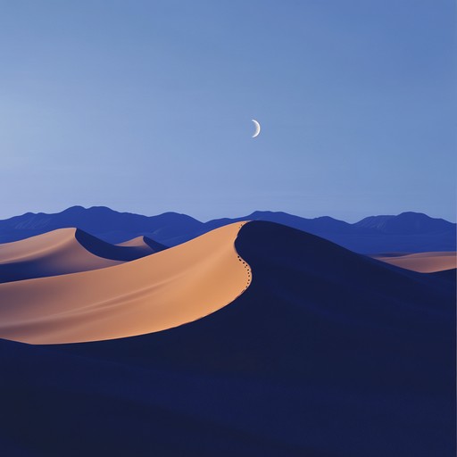 Transport your listeners to a moonlit desert where the sultry whispers of an exotic serenade float on the warm night breeze. This sensual, ambient composition combines the subtle plucking of a lute with gentle electronic layers, creating an intimate soundscape that evokes the tranquil beauty of the desert under a starry sky. Gather around the limitless dunes and get lost in the mystical rhythms of the night.