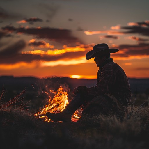 Imagine the sun setting over a vast, open desert. A lone cowboy sits by the campfire, deep in thought about his journey and the choices he's made. The music captures the quiet solitude of the moment, with a soft, contemplative guitar leading the way through an emotional, reflective landscape.