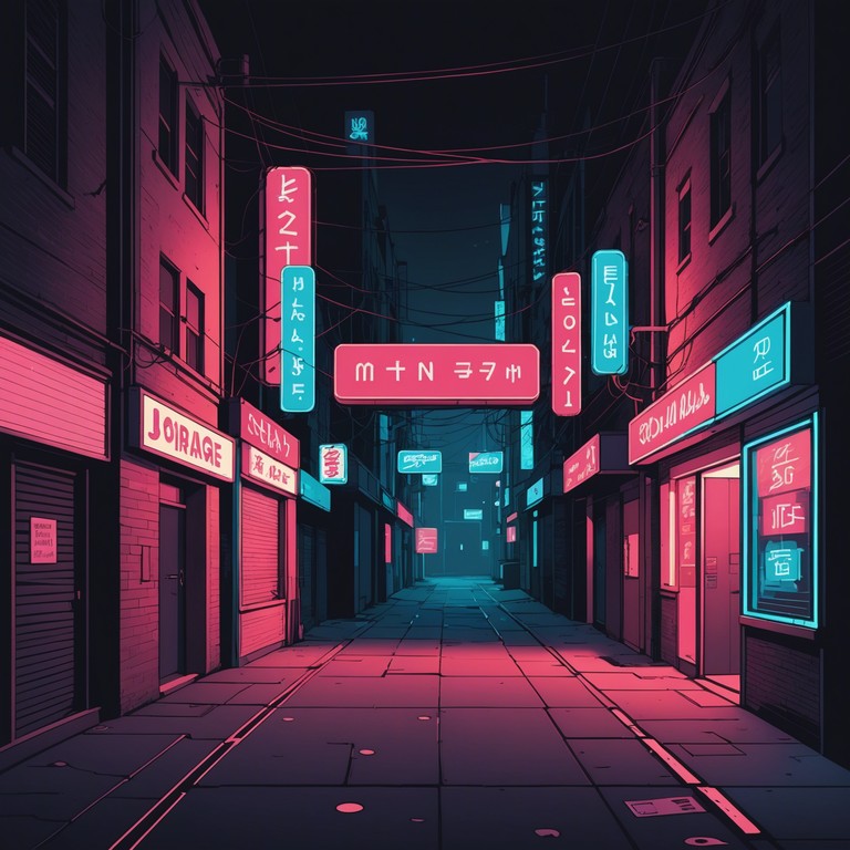 Echoes beneath the lights peers deeper into the heart of a shadowy metropolis, where a choir's ethereal voices meld with soft electronic beats to craft a narrative of unseen, whispered stories that travel through the neon lit lanes of the city.