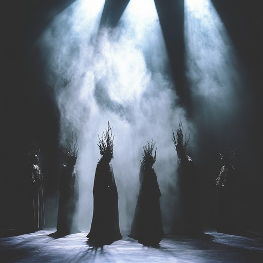 An opera piece inspired by gothic dark tales, features haunting vocals and sinister orchestration. The composition draws listeners into a world shrouded in shadow and mystery. The eerie harmonies and grim timbre create an unsettling yet mesmerizing atmosphere, perfect for a spine chilling evening. Relentless crescendos and dramatic silences amplify the sense of foreboding and intrigue.