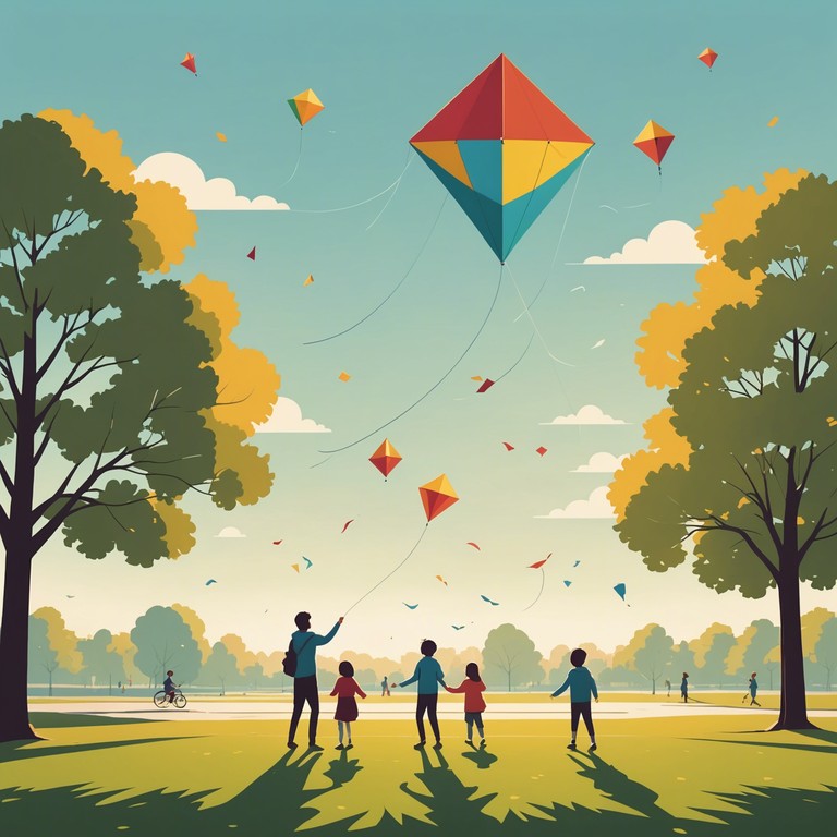 A light hearted instrumental track featuring a cheerful whistle melody, accompanied by gentle acoustic guitar strums and soft percussive elements, evoking the feeling of a sunny day spent leisurely in the park. Perfect for uplifting moments or playful scenes.