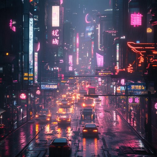 A lively instrumental synthwave composition that encapsulates the thrill and excitement of high speed driving through neon lit city streets. Punchy beats and shimmering synth melodies drive an upbeat tempo perfect for a nocturnal escape into a retro futuristic world.