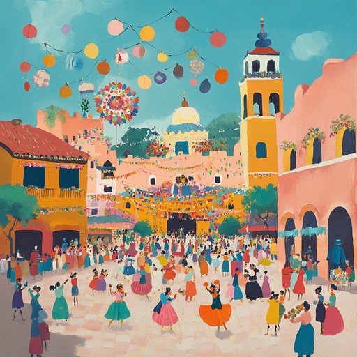 A festive composition infused with traditional folk melodies and upbeat rhythmic patterns, capturing the essence of a joyful village celebration. Designed to evoke a sense of community, dance, and shared happiness, it features vibrant percussion and melodic motifs that bring the festivity to life.