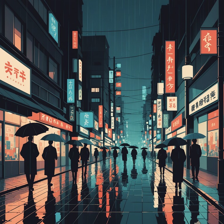 A track that encapsulates the essence of a rainy evening in tokyo, blending deep emotions with an engaging jpop instrumental. This song uses its melodies to tell a story of love and long distance, brought to life by the soul stirring sounds of a violin, setting a dramatic and romantic scene.