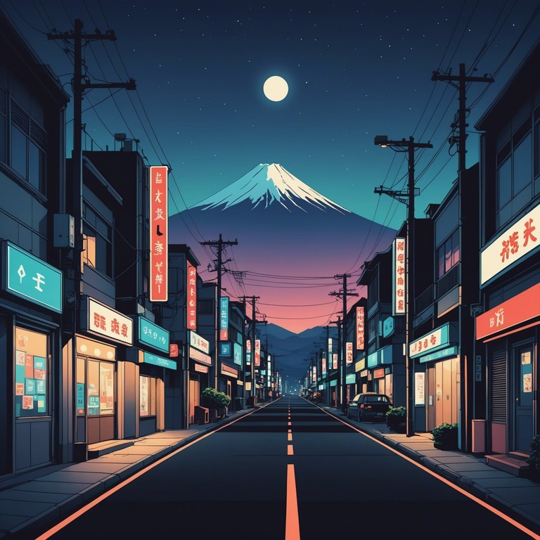 This composition captures the delicate intimacy found amidst tokyo's nighttime hustle. The music intertwines the gentle sounds of a koto with urban backdrops, evoking a personal journey through the city's heartbeat at night.
