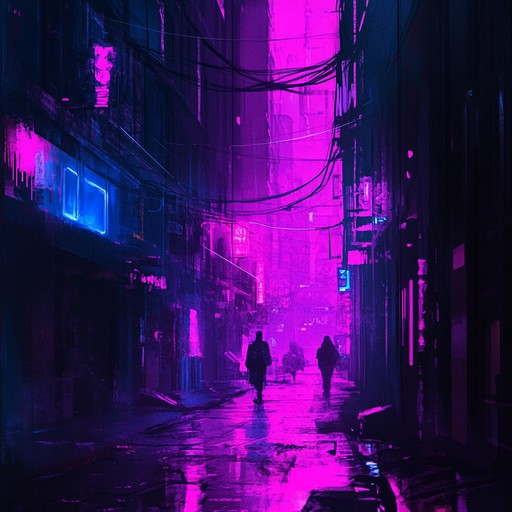 A chilling instrumental techno piece that weaves eerie synthesizer melodies with pulsating, hypnotic beats, creating an atmosphere of suspense and mystery in a futuristic urban landscape.