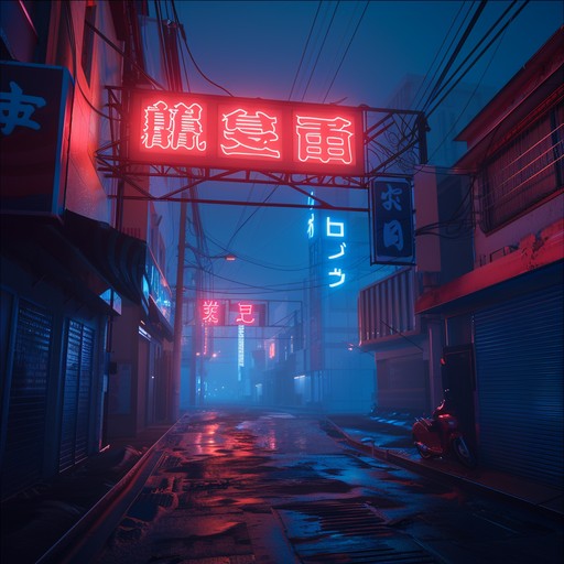 Imagine yourself wandering the neon-lit streets of a futuristic tokyo, immersed in a world of advanced technology, corporate espionage, and underground subcultures. The music captures the essence of this dystopian setting, with haunting synths, pulsating bass lines, and glitchy electronic textures. It evokes a sense of danger, mystery, and the constant struggle between humanity and the all-consuming power of technology in a society on the brink of collapse.