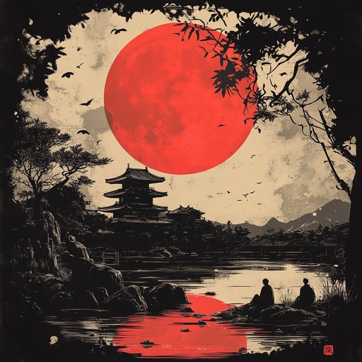 A dynamic fusion of drum and bass with shamisen tunes, capturing the intensity of a nighttime pursuit in feudal japan.