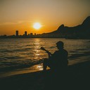 a groovy bossa nova song capturing rio's vibrant sunset.