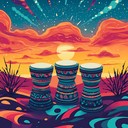 an energetic afrobeat track blending traditional and modern rhythms