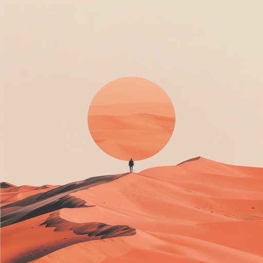 Imagine a song that captures the vast, sweeping dunes of the sahara desert. The music should evoke the sense of a lonely but beautiful expanse, with shifting sands and a mysterious allure. The track should feel both ancient and timeless, inviting the listener to explore the unseen and untouched depths of the desert