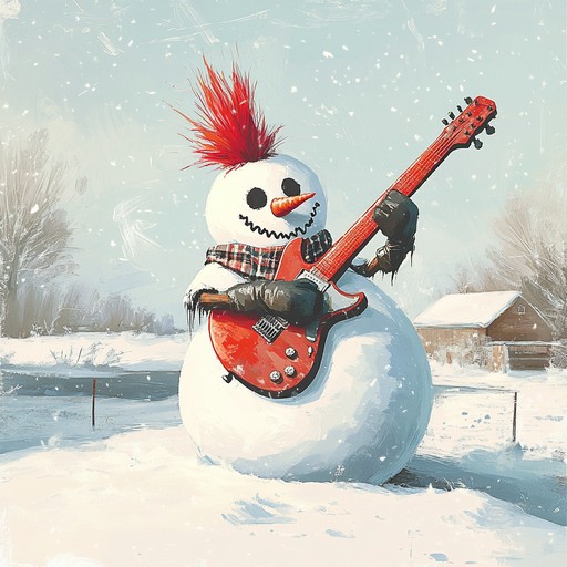 An instrumental track that fuses aggressive electric guitar riffs with traditional holiday bells, capturing the tension between youthful rebellion and holiday cheer. The piece begins with a quiet, eerie melody and escalates into a powerful rock anthem.