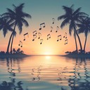 soothing mambo instrumental reflecting serene seaside evening moments