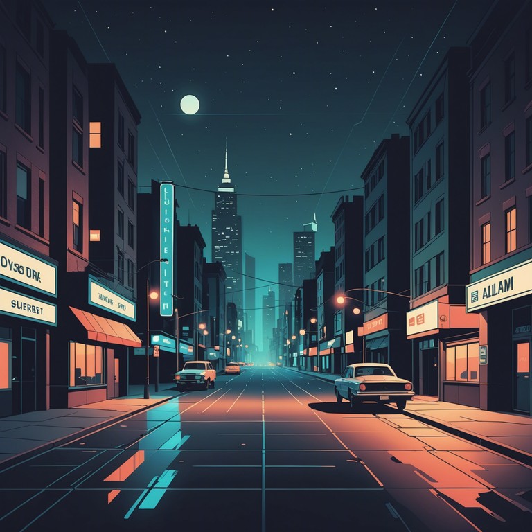 Imagine cruising through the city under starlit skies, the streets quiet except for the soft murmur of nightlife and the pulsating beats of gentle phonk setting a tranquil pace. The electric piano plays lazily, reflecting off the shimmering surfaces of urban structures, creating a serene yet vibrant scene.