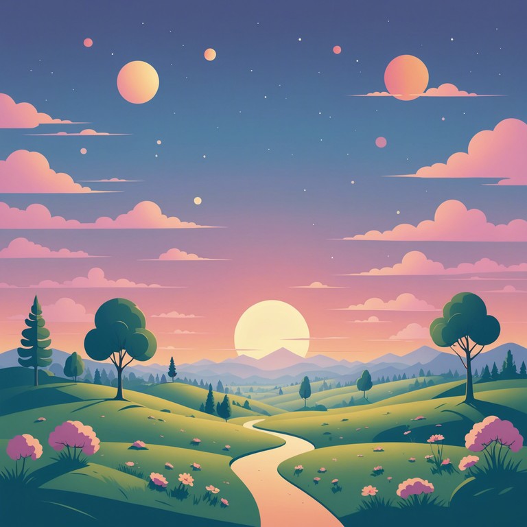 Creating a dreamlike serenity with electronic instruments mimicking the sounds of children's toys, this track serves as an auditory passage to a peaceful state, aligning closely with memories of joy and the simplicity of playing.