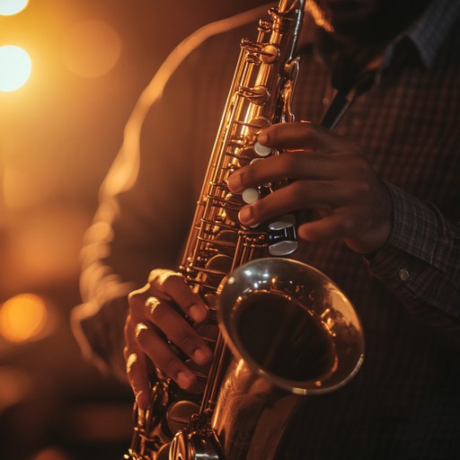 The saxophone's sensual tunes create a midnight ambiance, painting a picture of intimate moments in a smoky lounge. The smooth jazz rhythm flows like velvet, inviting listeners to lose themselves in the warmth and mystery