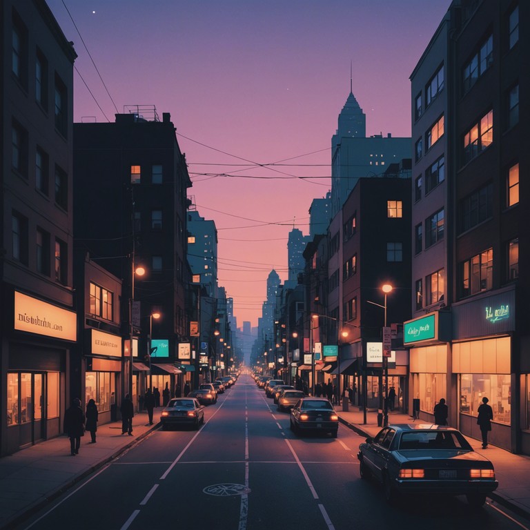 A gritty, urban instrumental rap track that captures the essence of city life through dynamic beats and sharp electronic tones. The music reflects the hustle and bustle of downtown streets, filled with energy and a touch of chaos. It transitions from intense, fast paced rhythms to more contemplative breaks, mirroring the ebb and flow of urban life.