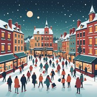 festive melodies echoing joyful seasonal vibes