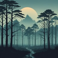haunting melody filled with deep forest whispers.