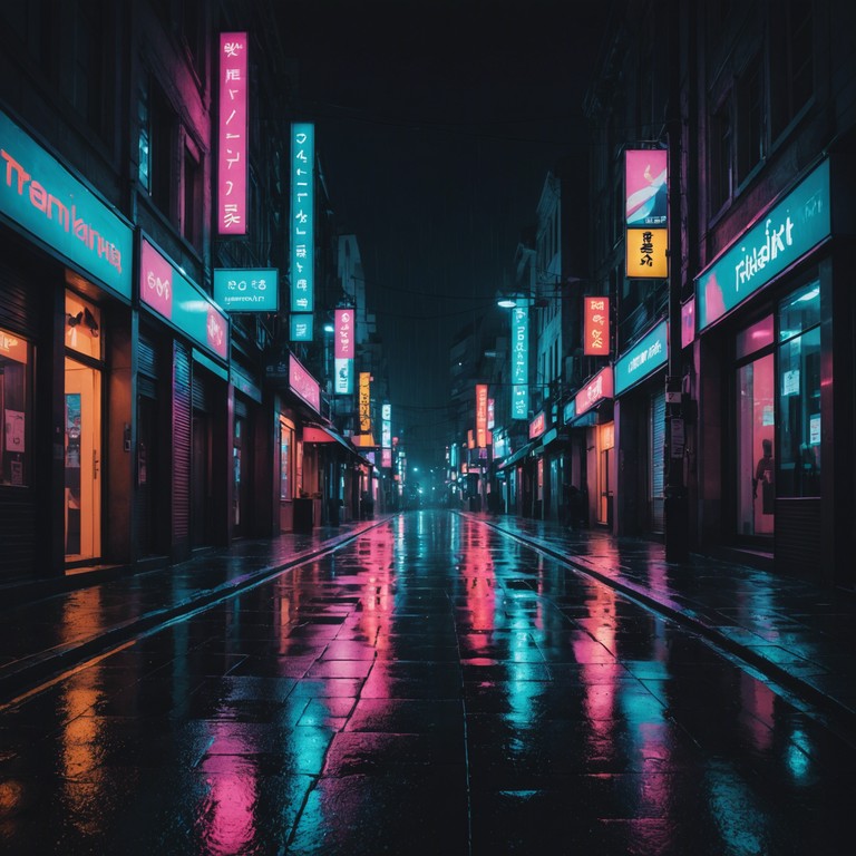 Imagine wandering through a foggy, neon lit cityscape at midnight, the air buzzing with a sultry lofi mix that captures the essence of urban solitude. The track features a deep, mellow saxophone weaving through soft, crackling beats, creating a soundscape that's both intimate and expansive. It's the perfect background for late night reflections or a solitary walk under the streetlights.